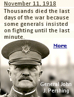 To some generals like Pershing, the idea of an armistice was repugnant. ''There can be no conclusion to this war until Germany is brought to her knees.'' 